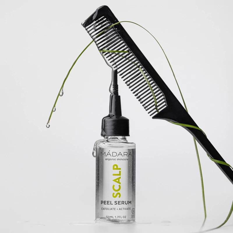 Mádara SCALP - Fejbőr hámlasztó szérum (50 ml)