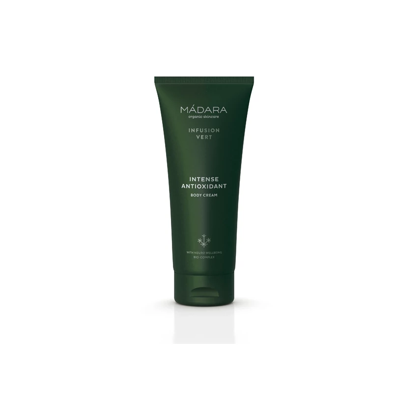Mádara Infusion Vert Intenzív testápoló krém antioxidánsokkal (200 ml)