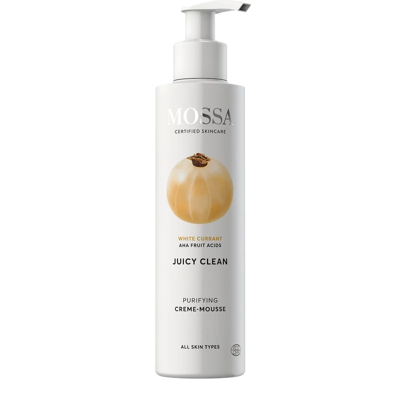 Mossa Arctisztító krémhab fehér ribizlivel és Aha gyümölcssavakkal (190 ml)
