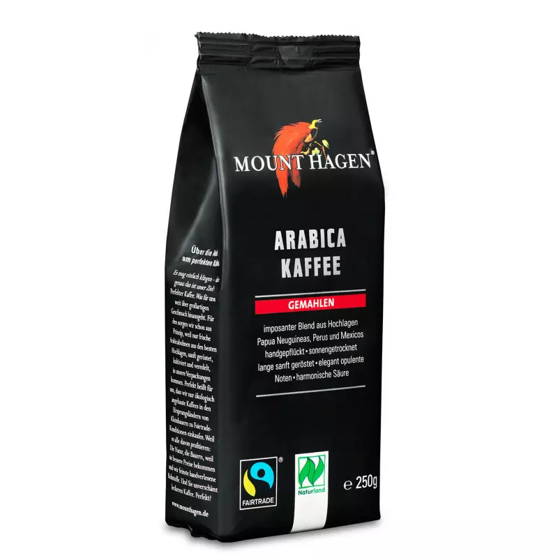 Mount Hagen Bio őrölt kávé (250 g)