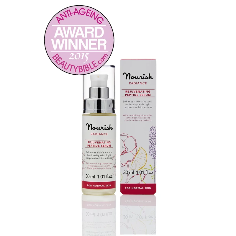 Nourish Radiance:  Bőrfiatalító peptid szérum - normál/érett bőrre