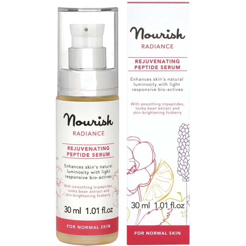 Nourish Radiance:  Bőrfiatalító peptid szérum - normál/érett bőrre