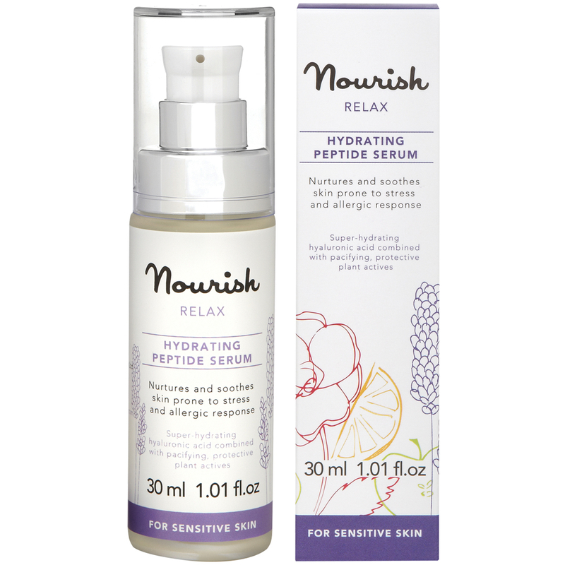 Nourish Relax: Hidratáló peptid szérum - érzékeny, irritált bőrre