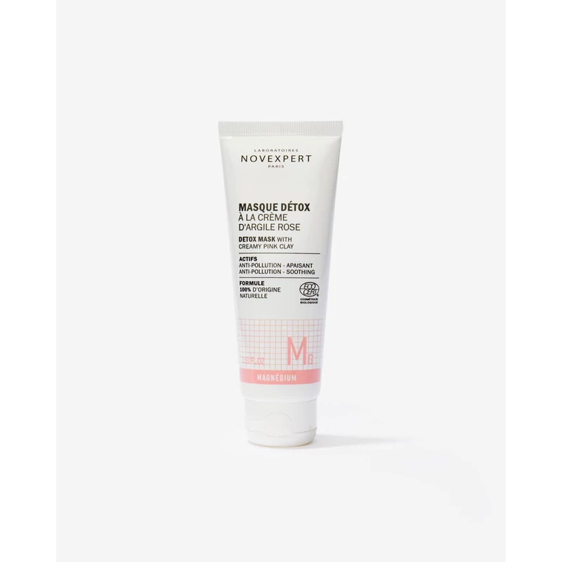 NOVEXPERT Méregtelenítő pink agyag krémmaszk érzékeny bőrre (75 ml)