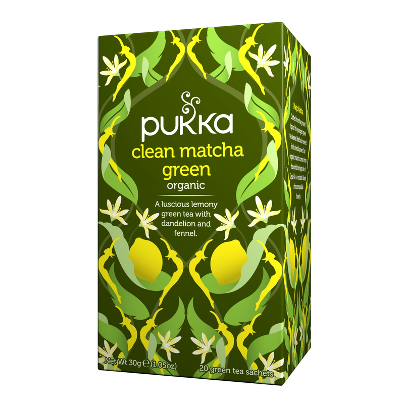 PUKKA Bio Clean matcha green tea (20 db)