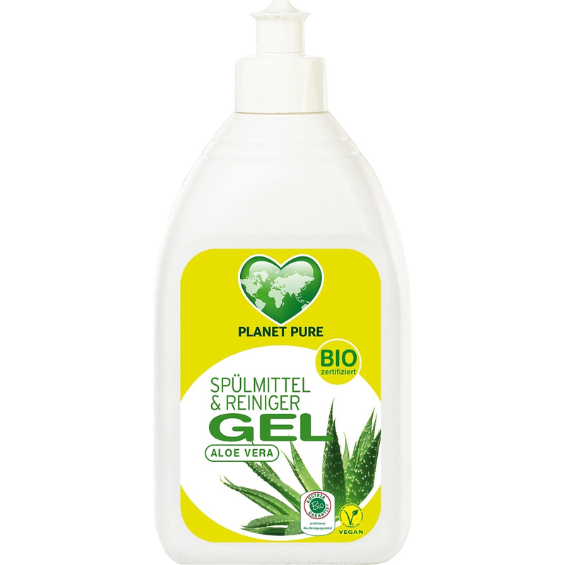 Planet Pure Bio mosogatószer gél - Aloe vera (500 ml)