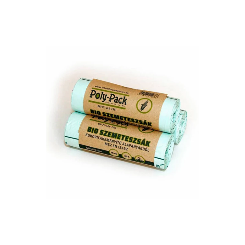 Poly-Pack Lebomló szemeteszsák - 30 literes (10 db)