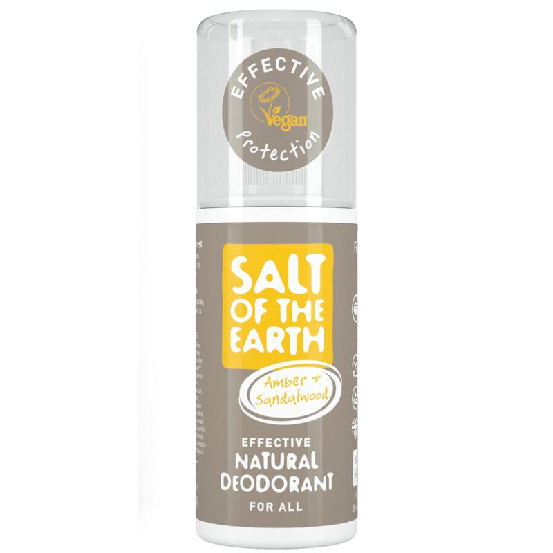 Salt of the Earth Borostyán és szantálfa dezodor spray (100 ml)