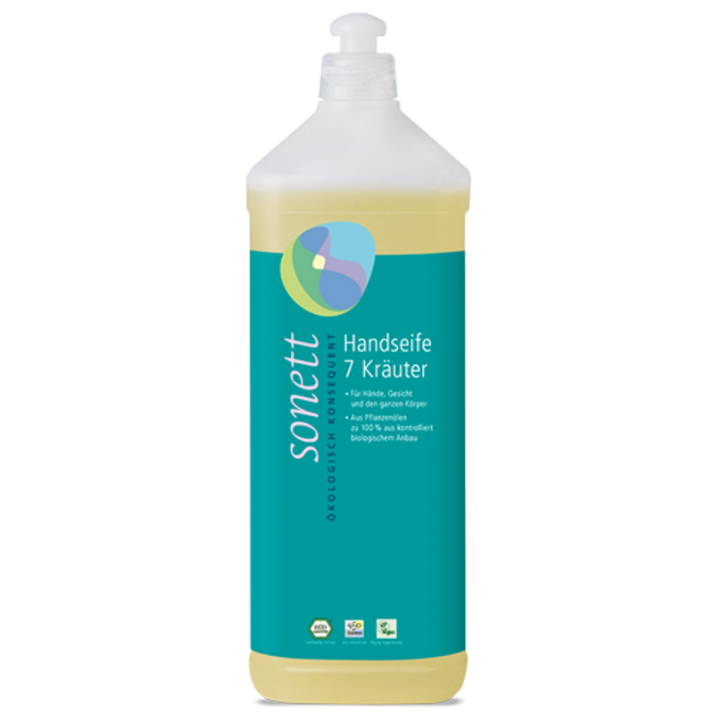 Sonett Folyékony szappan - hét gyógynövényes (1000 ml)