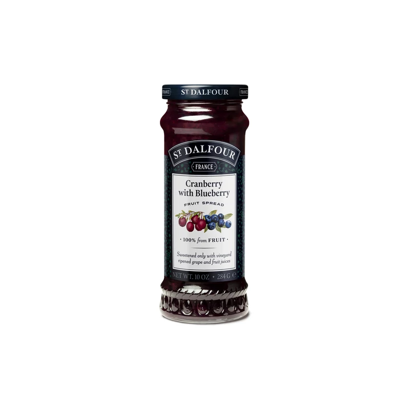St. Dalfour lekvár - vörös és kék áfonya (284 g)