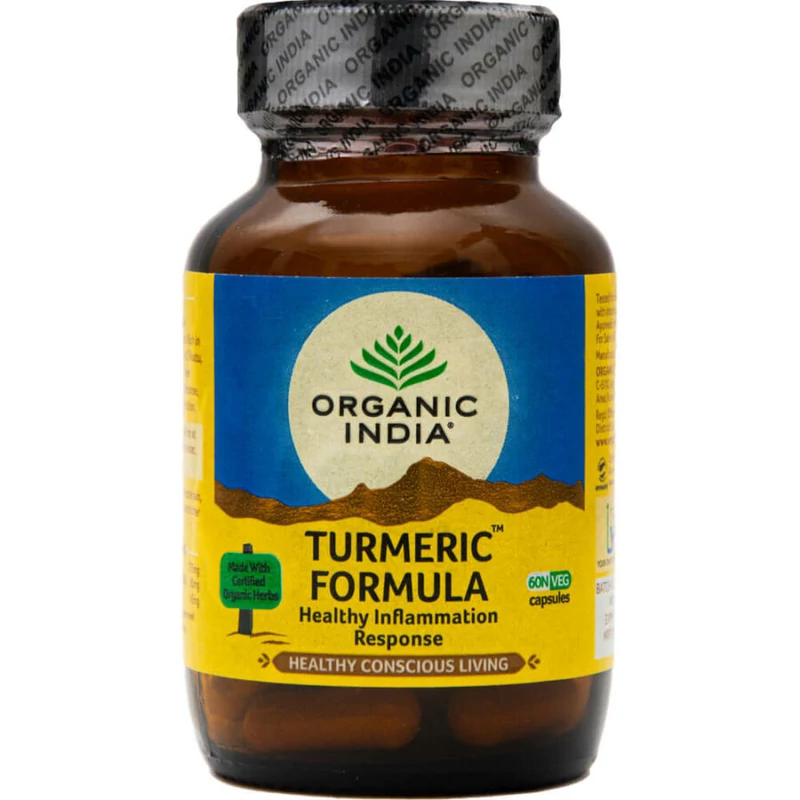 Organic India Kurkuma formula kapszula (60 db)