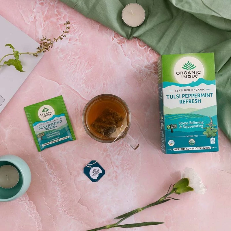 Tulsi filteres tea - Tulsi frissítő borsmenta (25 db)