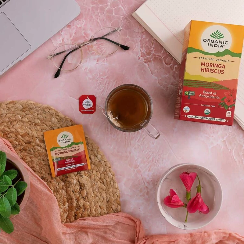 Tulsi filteres tea - Tulsi moringa, hibiszkusz (25 db)