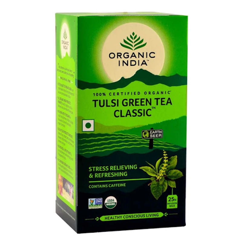 Tulsi filteres tea - zöld tea (25 db)