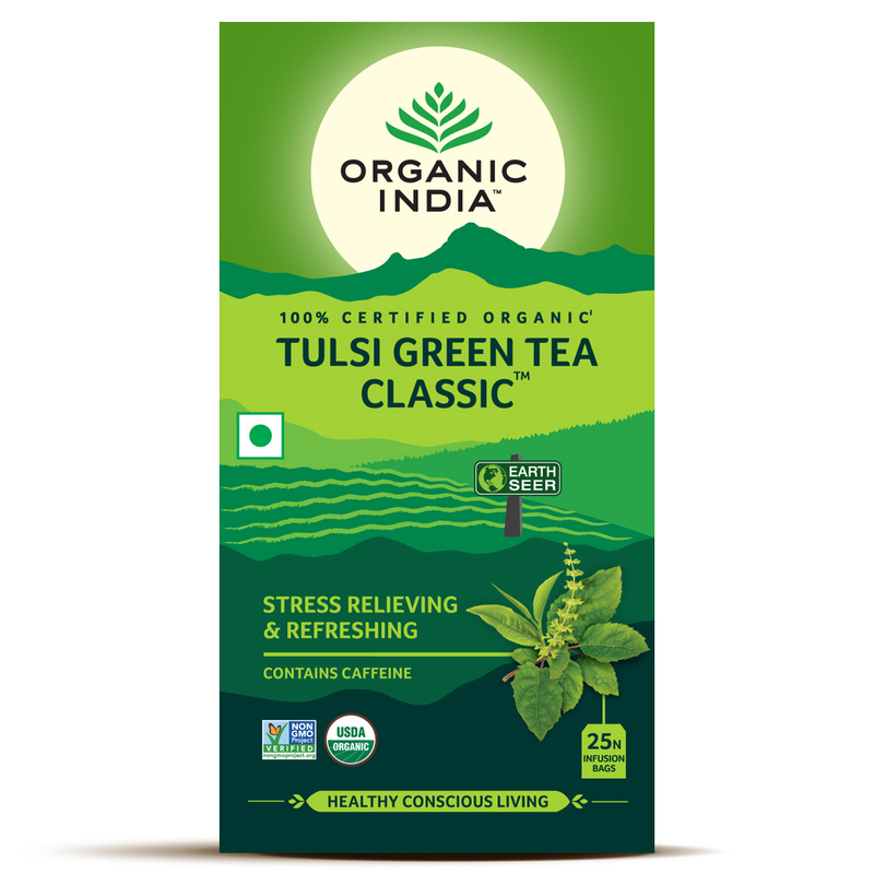 Tulsi filteres tea - zöld tea (25 db)