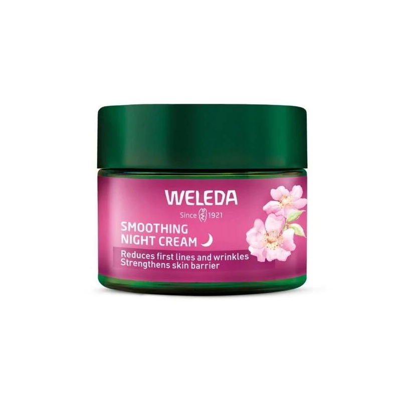 Weleda Bőrsimító éjszakai arckrém vadrózsával és fehér teával (40 ml)