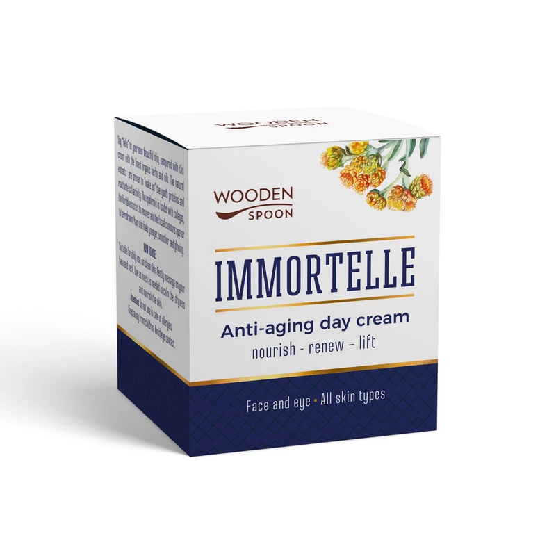 Wooden Spoon Immortelle Anti-ageing nappali arckrém (50 ml)