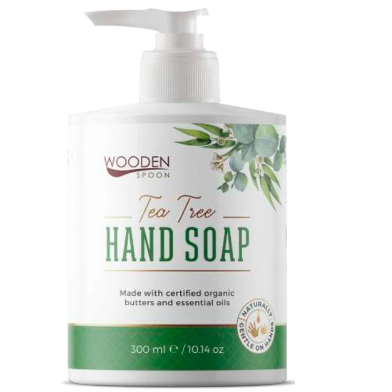 Wooden Spoon Bio folyékony kézmosó szappan – menta, citronella (300 ml)