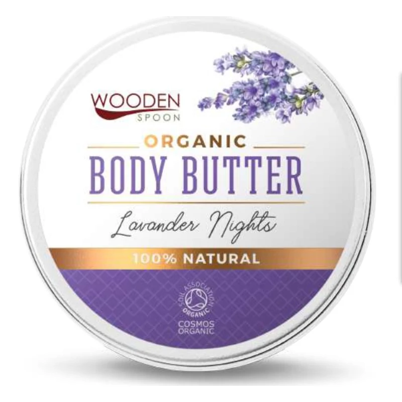 Wooden Spoon Bio testápoló vaj - Levendula álom ÚJ (100 ml)