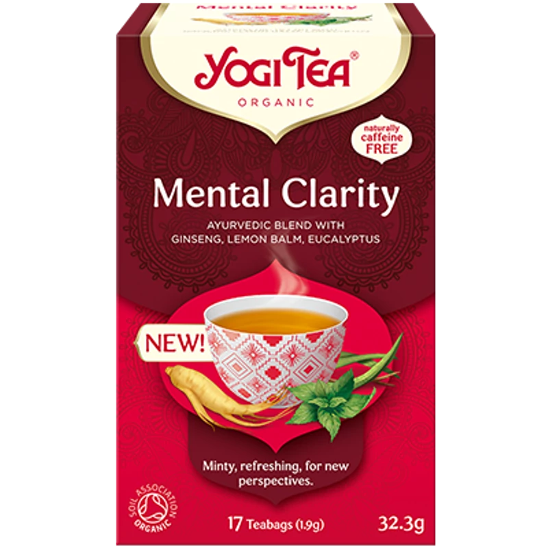 Yogi Bio tea - Mental Clarity - Friss elme (17 db)