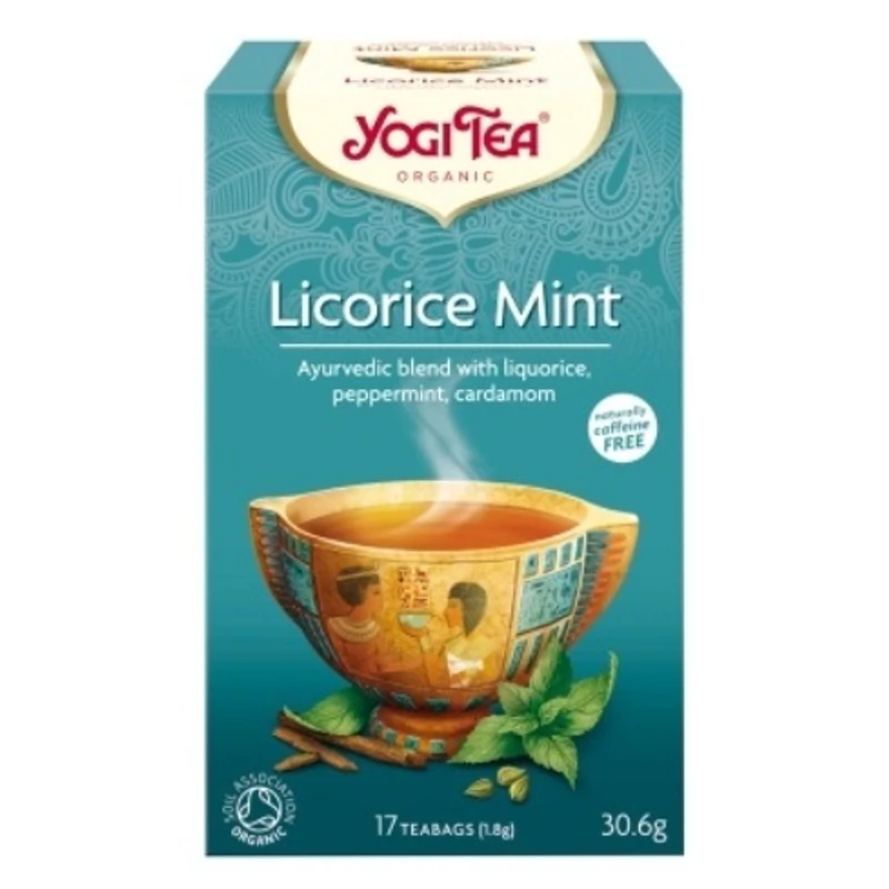 Yogi Édesgyökér tea mentával- filteres (17 db) 