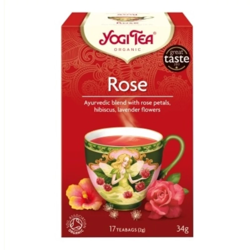 Yogi Rózsa tea - filteres (17 db) 