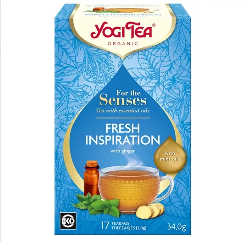 Yogi Bio tea az érzékeknek - Friss inspiráció (17 db)