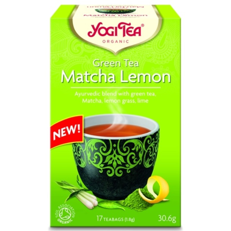 Yogi Zöld matcha citrom tea - filteres (17 db) 